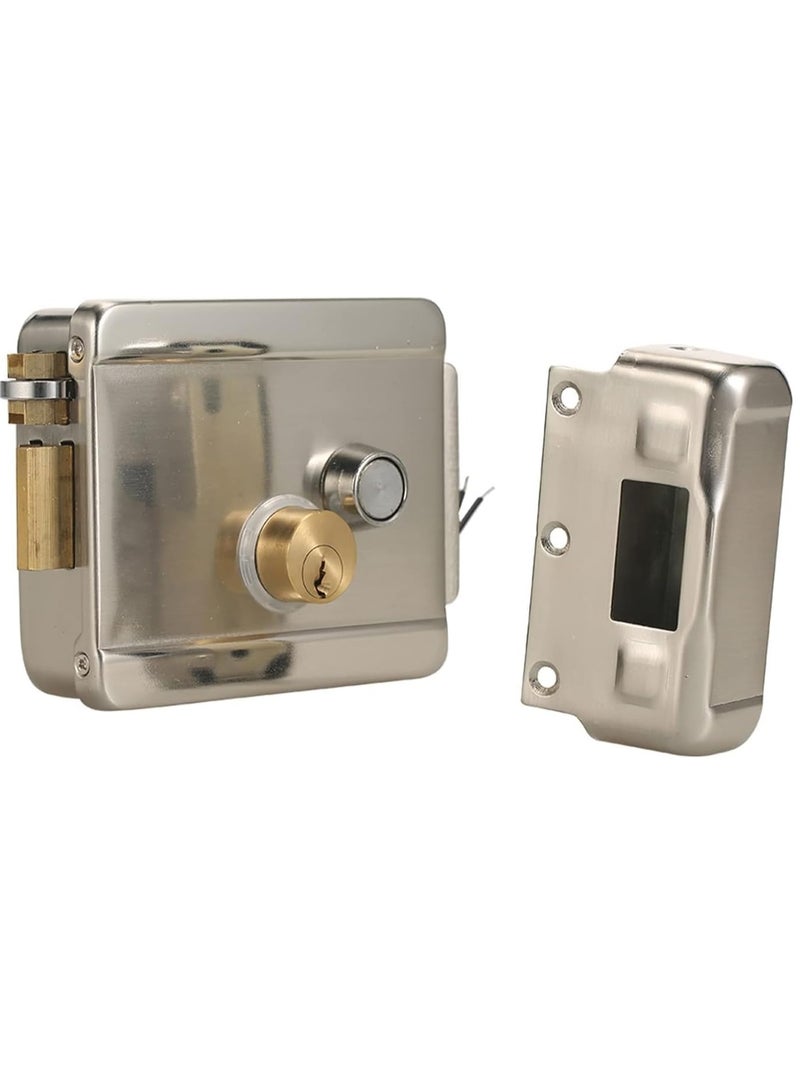 Electronic Smart Door Metallic Lock for Outdoor Main Metal and Wood Gate - Image 4