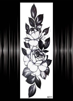 Generic Rose Lotus Chain Temporary Tattoos For Women Fake Jewelry Chest Pendent Tattoo Sticker Watercolor Body Art Arm Leg Tatoos 