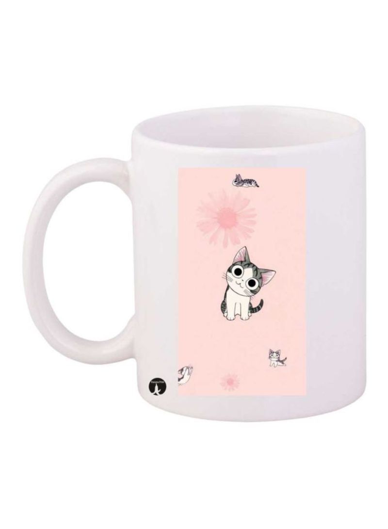 RKN A  Printed Mug White/Pink/Black Standard Size