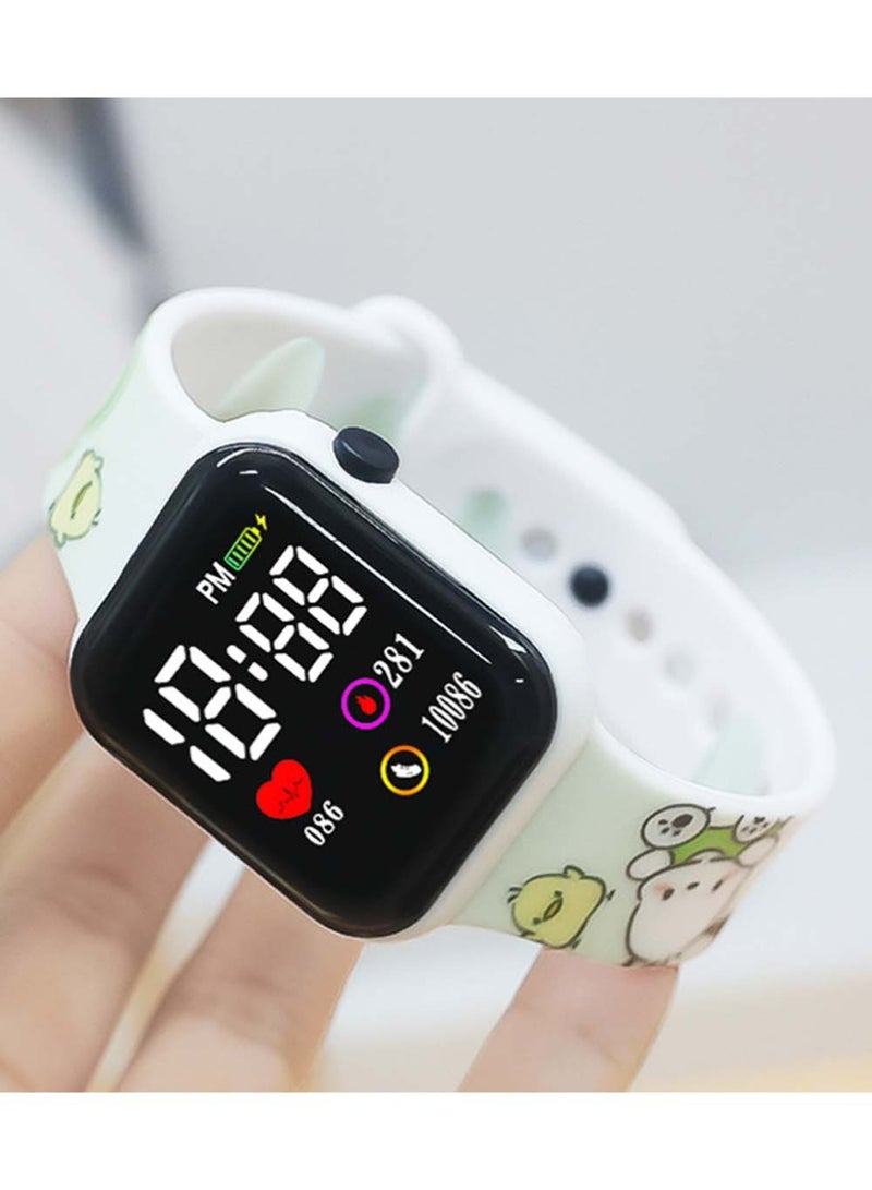 Haoyou 5 Pcs Kids Watches,3D Lovely Cartoon Touchscreen LED Watch,Silicone Wristwatches Best Gift for 3-11 Year Old Girls Boys,Time Teaching Easy to Read Time Clearly at Night - Image 5