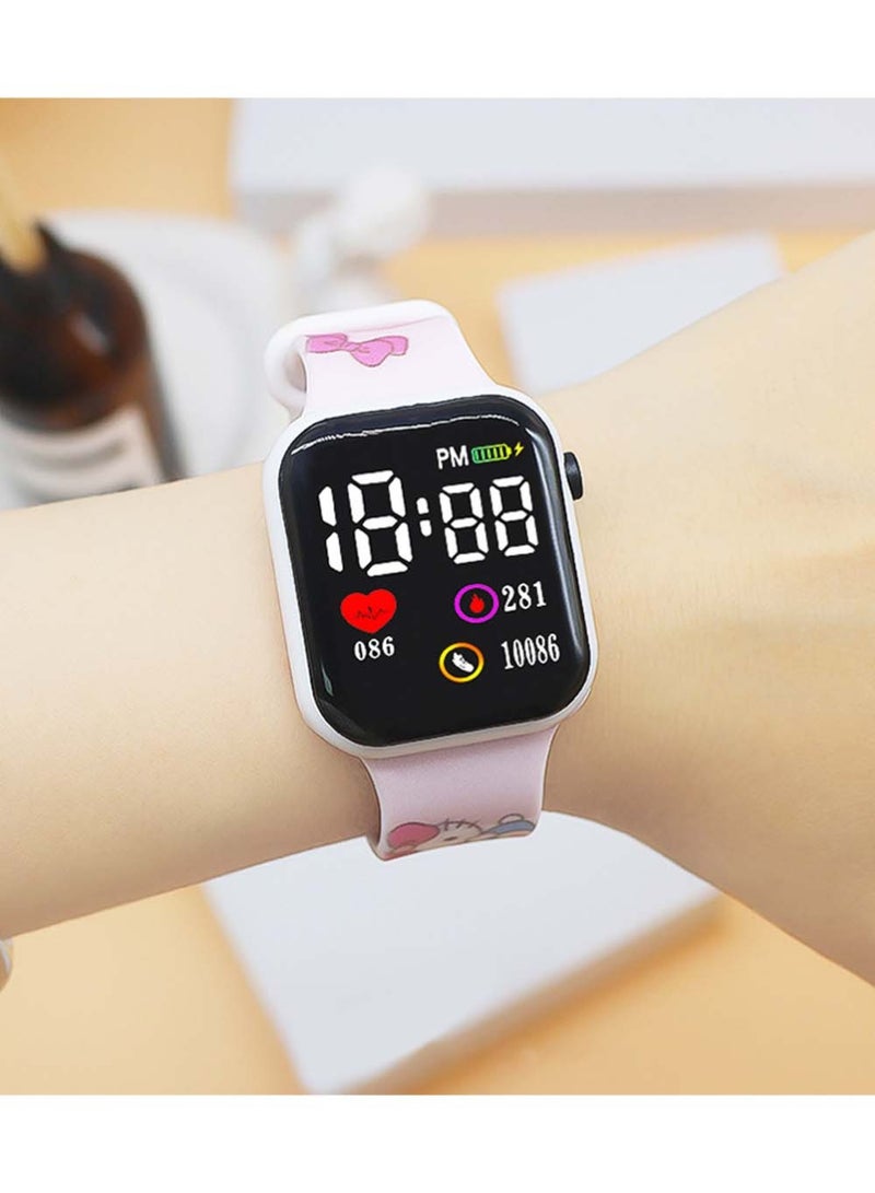 Haoyou 5 Pcs Kids Watches,3D Lovely Cartoon Touchscreen LED Watch,Silicone Wristwatches Best Gift for 3-11 Year Old Girls Boys,Time Teaching Easy to Read Time Clearly at Night - Image 4