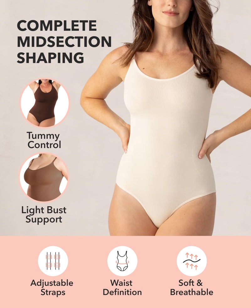 SHAPERMINT Bodysuit Women Shapewear - Tummy Control Body Suit for Women - Seamless Compression Slimming Shaping Bodysuit - Small to Plus Size Available - Image 2