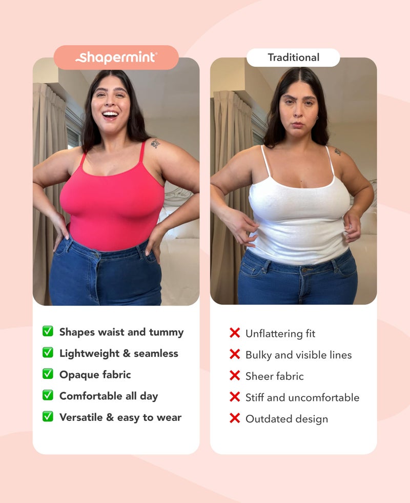 SHAPERMINT Bodysuit Women Shapewear - Tummy Control Body Suit for Women - Seamless Compression Slimming Shaping Bodysuit - Small to Plus Size Available - Image 5