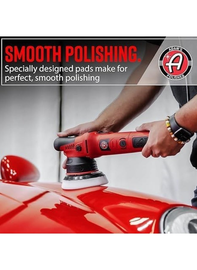 Adam's Polishes - Premium Polisher Pads - Expertly Designed To Make Polishing And Paint Correction Easy And Quick - Color Coded To Match With Recommended Polishes. (White Polish Pad, 6.5") - Image 1