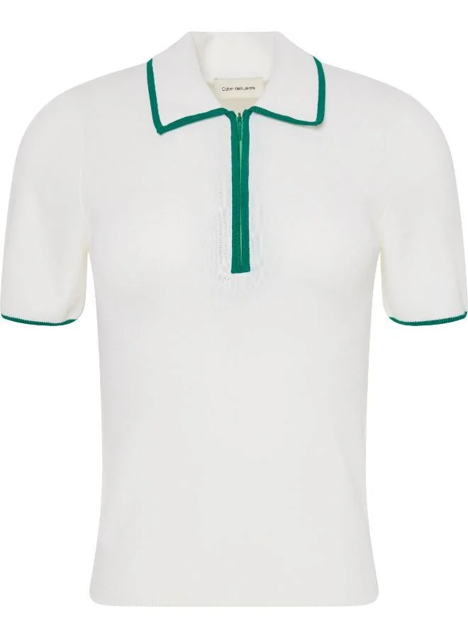 Calvin Klein Jeans Half Zip Polo
