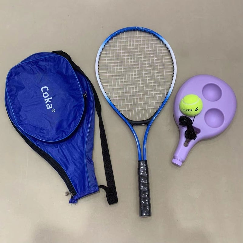 25-Inch Kids' Tennis Racket Set with Ball and Training Tool