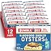 Bumble Bee Canned Hardwood Smoked Oysters 375 oz Cans Pack of 12  Ready to Eat  20g Protein per Serving  Gluten Free - Image 2