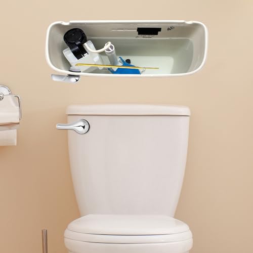 Alldrmtrue Front Mount Toilet Handle Replacement Kit, 2 Pack Toilet Lever Flush Handle, Aluminum Alloy Arm, Chrome, Silver - Image 4