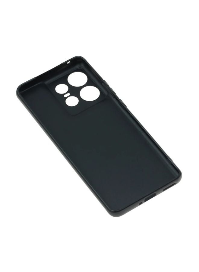 Silicone Protective Back Case Cover For Motorola Edge 50 pro- Black  - Image 3