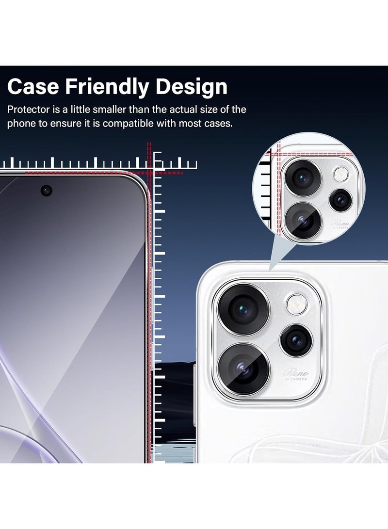 general [3+3 Bundle] Compatible with OPPO Reno 15 Pro Screen Protector and HD Tempered Glass Camera Protector, [Supports Fingerprint Unlock] 9H Hardness Scratch-Resistant Bubble-Free - Image 5