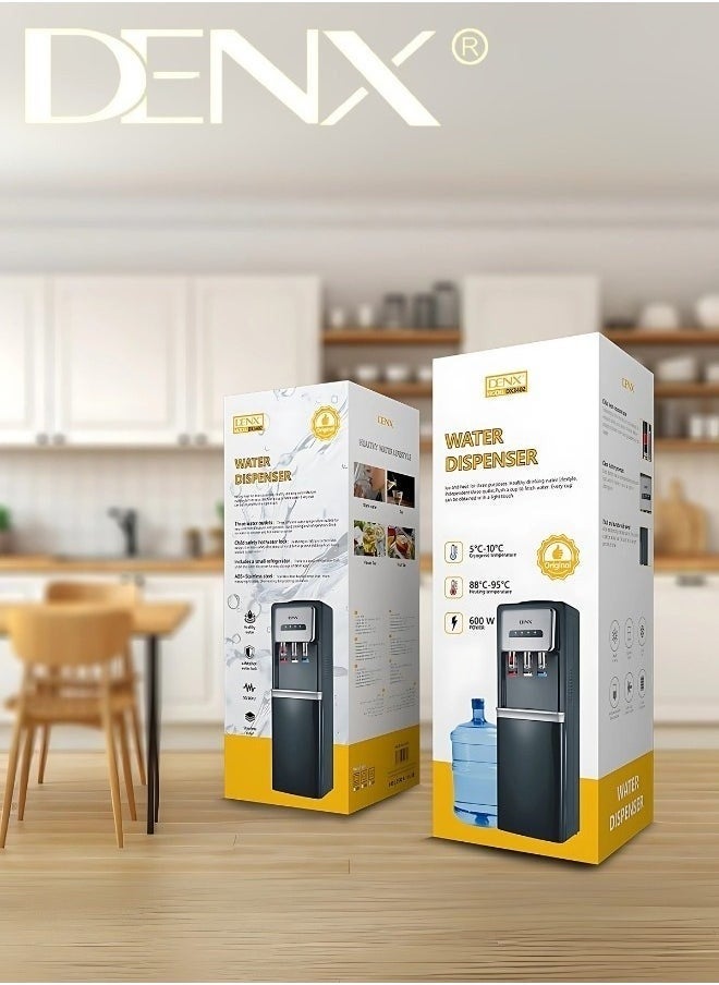 Denx Hot, Cold, And Normal Water Dispenser – Made Of Stainless Steel, Hygienic, With Safety Lock, 600W Power - Image 4