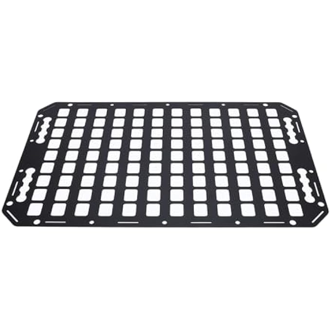 rayihni Truck Bed MOLLE Panel, 635x388x2mm L Cargo Storage Tool Rack Panel, Truck Bed Organizer for Cars, SUVs, Pickup, RVs - Image 3
