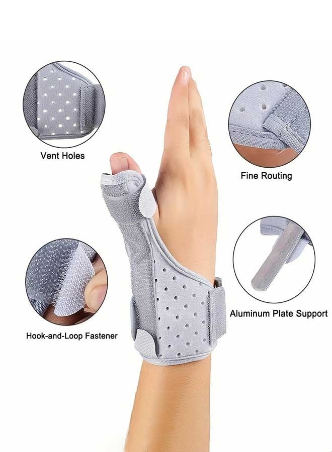 RAWAID Reversible Thumb & Wrist Brace for Both Hands — Comfortable Spica Support Splint for Sprains, Arthritis, Tendonitis, Lightweight & Breathable Design - Image 3