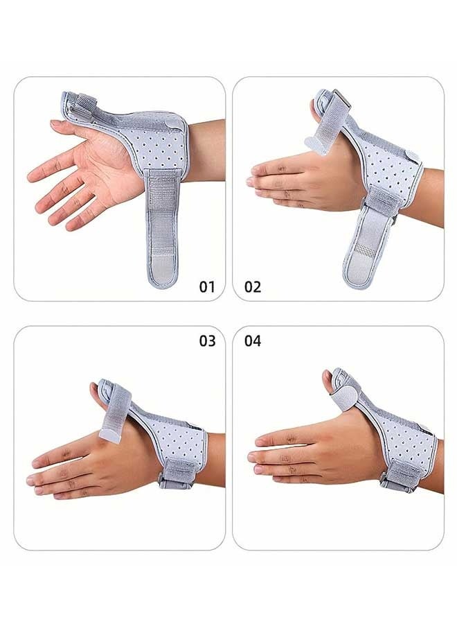 RAWAID Reversible Thumb & Wrist Brace for Both Hands — Comfortable Spica Support Splint for Sprains, Arthritis, Tendonitis, Lightweight & Breathable Design - Image 4
