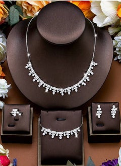 Jewelry For Life Luxury Jewellery Set For Women Inlaid With Zirconia  - Image 1