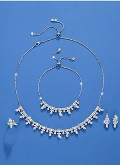 Jewelry For Life Luxury Jewellery Set For Women Inlaid With Zirconia  - Image 2
