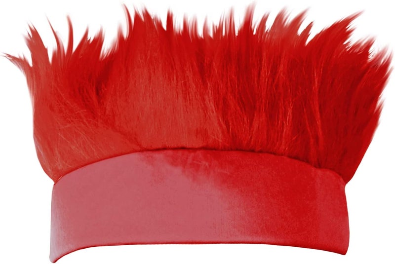 Beistle Hairy Headband Red 60277R 1 Count Pack of 1 - Image 1
