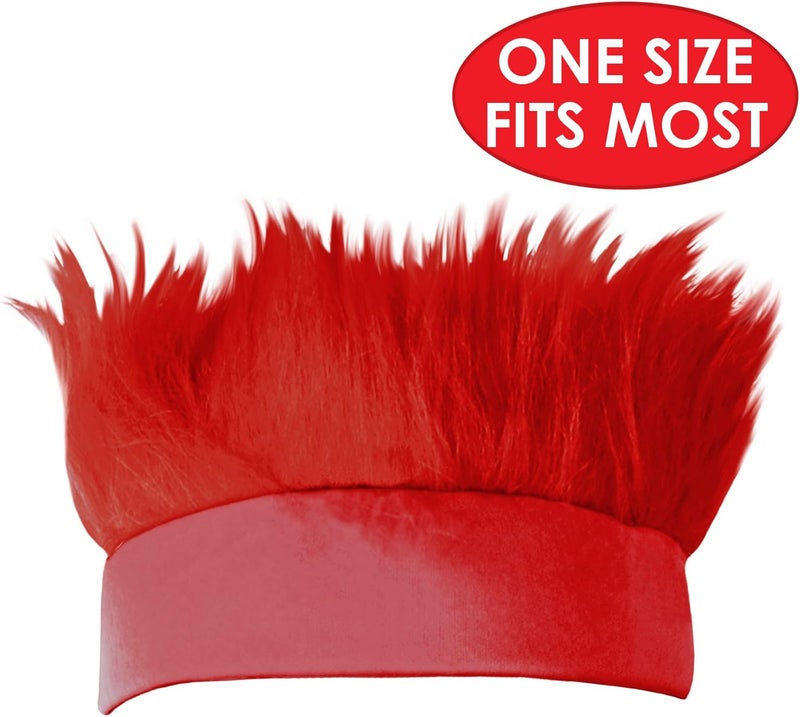 Beistle Hairy Headband Red 60277R 1 Count Pack of 1 - Image 3