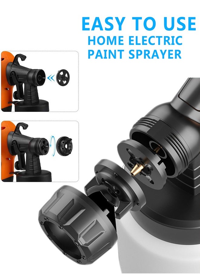 Garlo High Power Electric Spray Gun with 3 Nozzle (800ml)  - Image 3