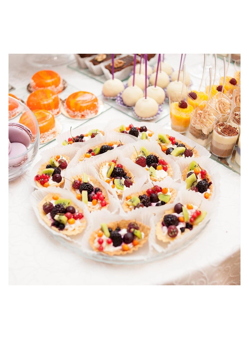 قوالب كب كيك مربعة بيضاء، أكواب خبز مربعة للاستخدام مرة واحدة للخبز، أغلفة كب كيك بدون رائحة لحفلات الزفاف وأعياد الميلاد، 1000 قطعة - Image 5