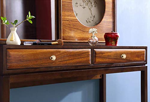 Tiazza 4pcs Solid Brass Knobs Antique Cabinet Drawer Small Pulls Modern Minimalist Handle (Antique Bronze) - Image 5
