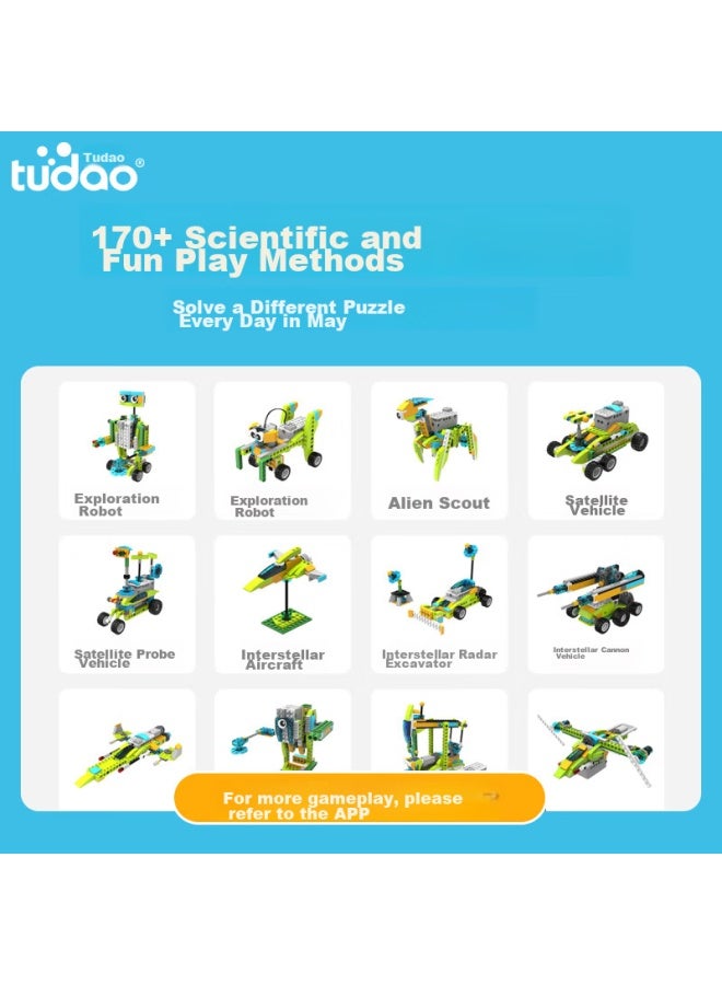 Tudao Robot Power World Electric Educational Building Blocks, Early Childhood Educational Toy, Birthday Gift For Boys And Girls - Image 1