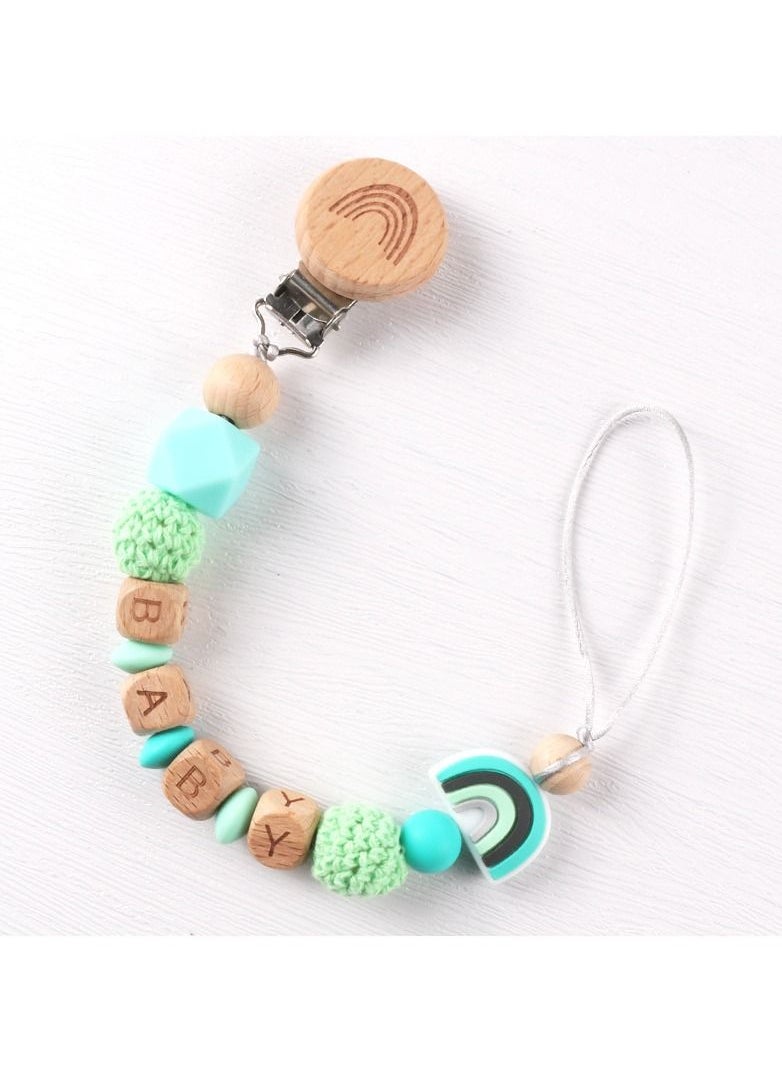 NIBEMINENT 2-Piece Baby Eco-Friendly Anti-Drop Pacifier Clip Retaining Chain for Children  - Image 3