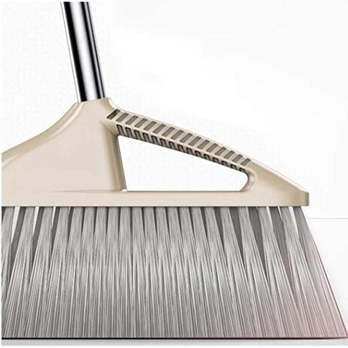 GNEY Long Handle Broom and Dustpan Set Foldable Lightweight Upright Lobby Broom and Dust Pan Combo for Home Kitchen Room Office - Image 4