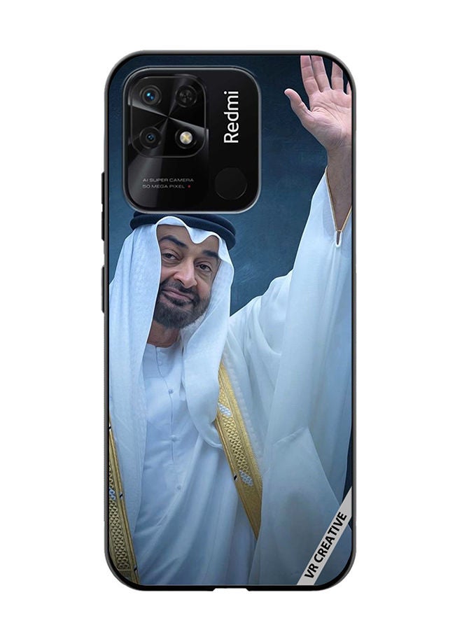 VR CREATIVE Protective Case Cover For Xiaomi Redmi 10C Sheikh Mohamed Bin Zayed Al Nahyan Design Multicolour - Image 1
