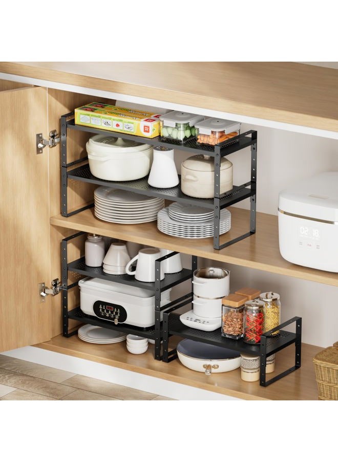 Asiingkel Multi-Functional Metal Shoe Rack, Space-Saving, Perfect for Entryway, Closet, Bathroom, etc. - Sturdy and Durable, High Weight Capacity（1PACK/Black/Large - Image 3