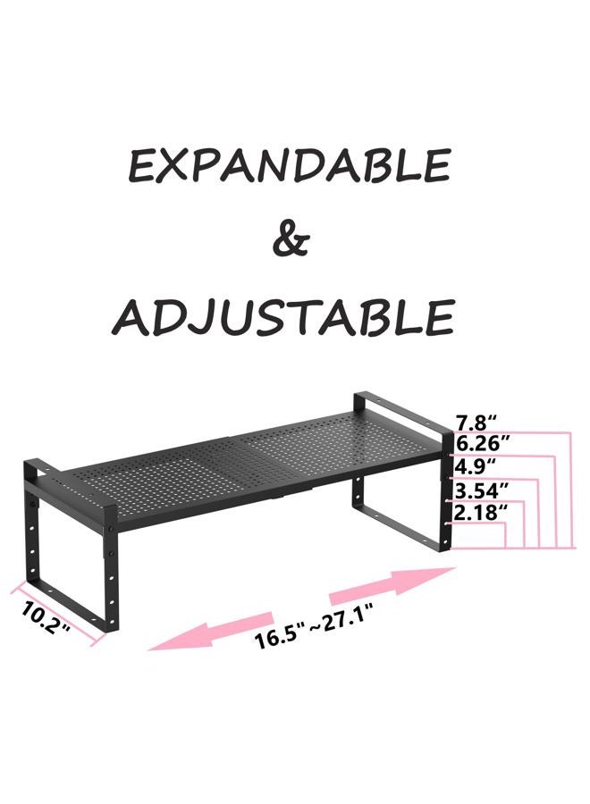 Asiingkel Multi-Functional Metal Shoe Rack, Space-Saving, Perfect for Entryway, Closet, Bathroom, etc. - Sturdy and Durable, High Weight Capacity（1PACK/Black/Large - Image 2