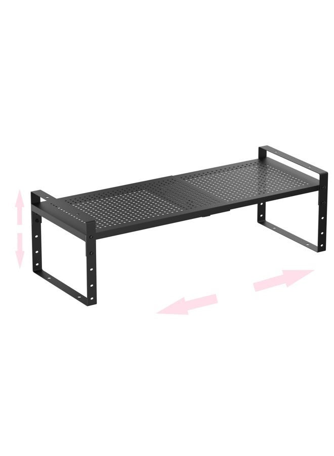 Asiingkel Multi-Functional Metal Shoe Rack, Space-Saving, Perfect for Entryway, Closet, Bathroom, etc. - Sturdy and Durable, High Weight Capacity（1PACK/Black/Large - Image 1