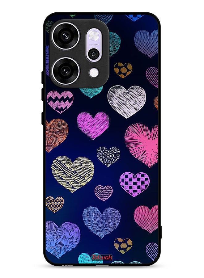 Tolwak Oppo Reno14 Pro Protective Case Cover Dhaga Hearts Pattern