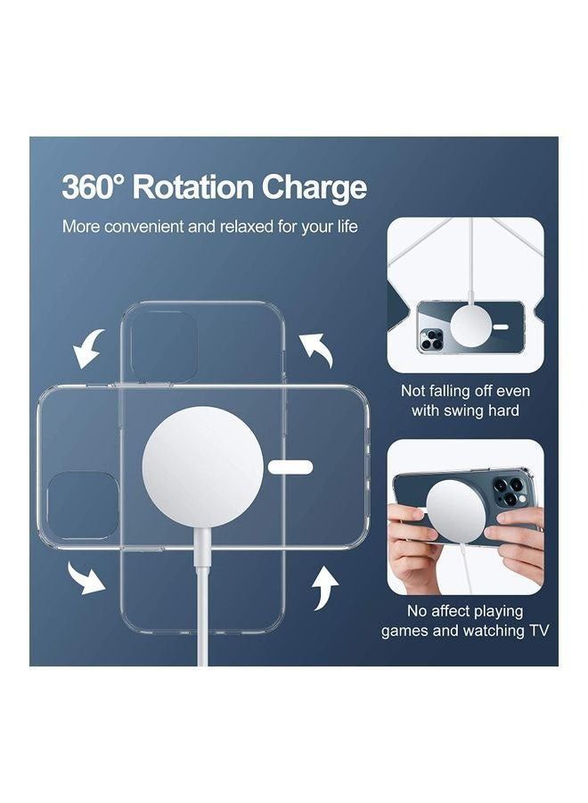 غطاء حماية واقٍ لهاتف آيفون 12 برو شفاف - Image 2