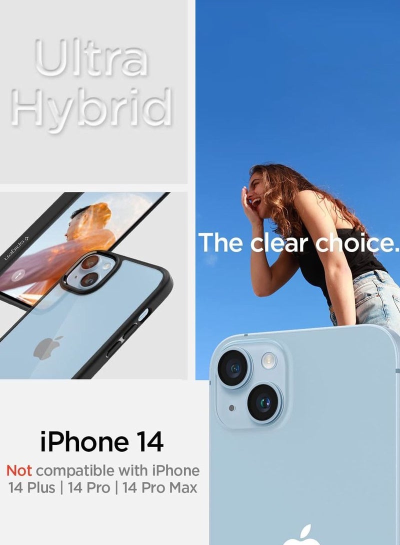 Spigen Ultra Hybrid iPhone 14 Case Cover - Matte Black - Image 2