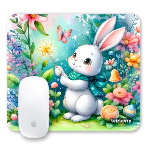 ARTBRIZ Brizberry Mouse Pad, Large Printed Premium Textured Waterproof Anti Skid Rubber Base for Desktop Laptop Gaming Professional 240X210X3mm [20% Larger] (119S - Pack of 1) - Image 1