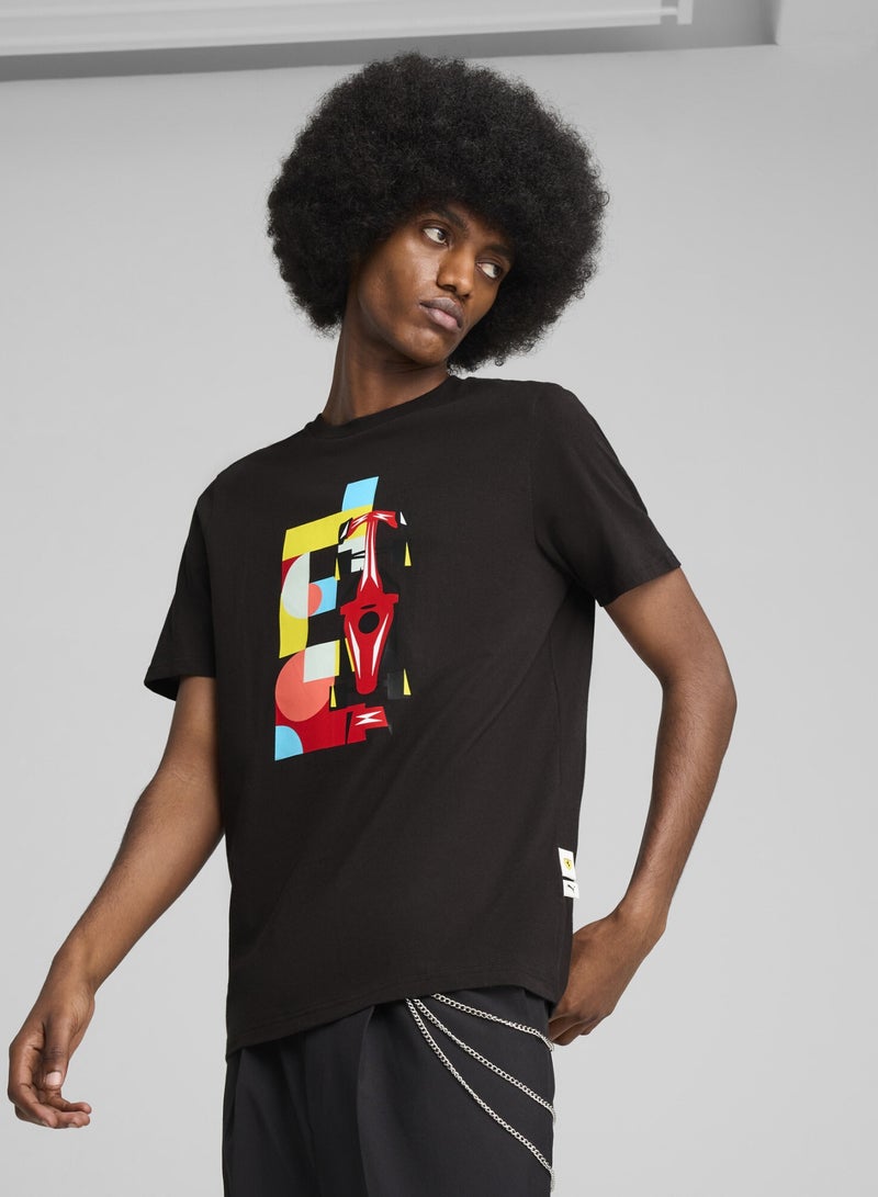 بوما تيشرت Scuderia Ferrari Race Graphic مزين برسومات للرجال - Image 1