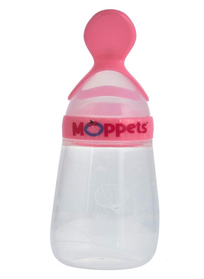 Moppets 4 Ounce Feeding Spoon Bottle (Pink) - Image 1