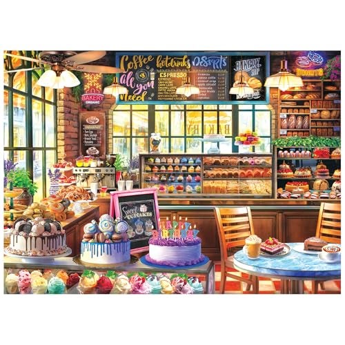 RoseArt Kodak Premium The Bakery 1000 Piece Jigsaw Puzzle FoodThemed Ages 10 and Up - Image 1