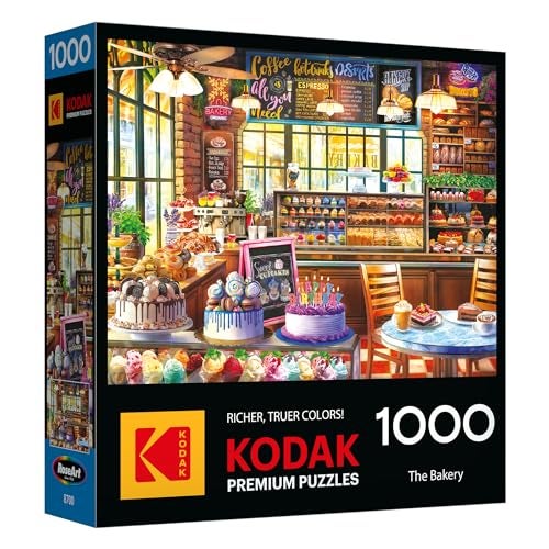 RoseArt Kodak Premium The Bakery 1000 Piece Jigsaw Puzzle FoodThemed Ages 10 and Up - Image 3
