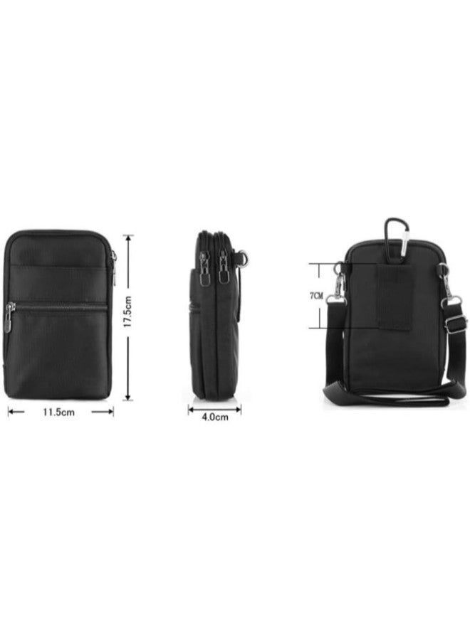 klarako Waterproof Mobile Phone Bag, Travel Messenger Bag,MultiFunction Sports Pocket Bag Adjustable Shoulder Strap Handbag for Men and Women - Image 3