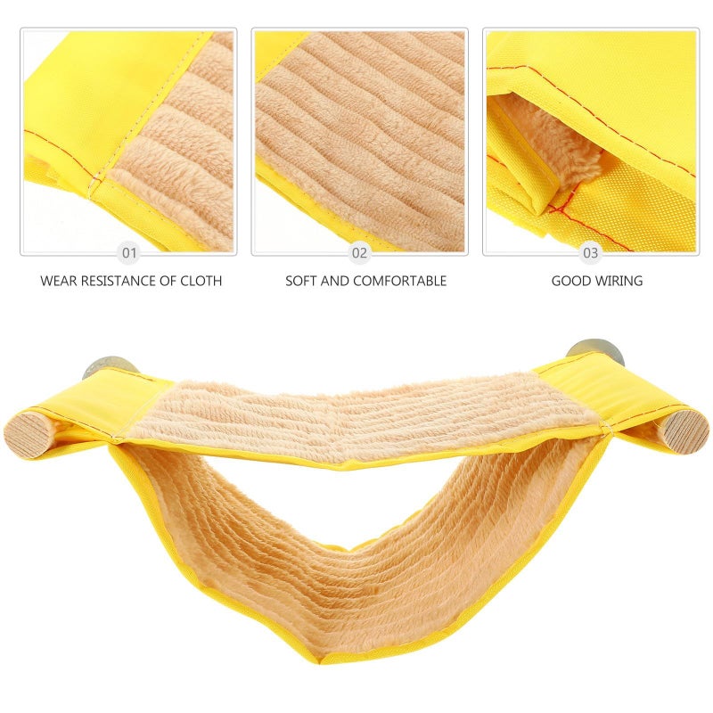 7pcs Small Animal Hammock Bed Set for Guinea Pigs Hamsters with Springboard - Image 4