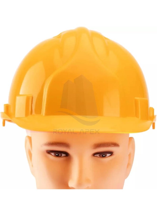 Royal Apex Royal Apex Adjustable Polyethylene 6-Point Industrial Safety Helmet - Protective Construction Work Cap For Industrial And Structural Workers  - Image 3