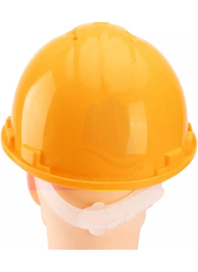 Royal Apex Royal Apex Adjustable Polyethylene 6-Point Industrial Safety Helmet - Protective Construction Work Cap For Industrial And Structural Workers  - Image 4