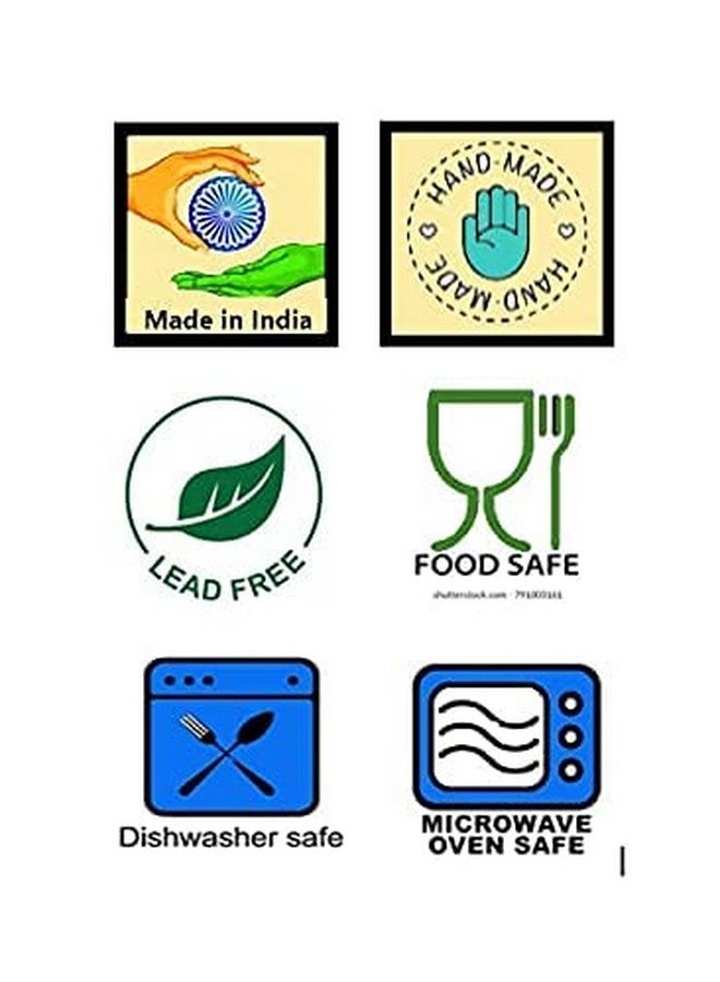 Caffeine Ceramic Handmade Stoneware Marble Matte Style Soup Plate/Maggie Plate/Pasta Plate/Macaroni Plate 9 Inch (Set of 2 Dishwasher & Microwave Safe) - Image 4