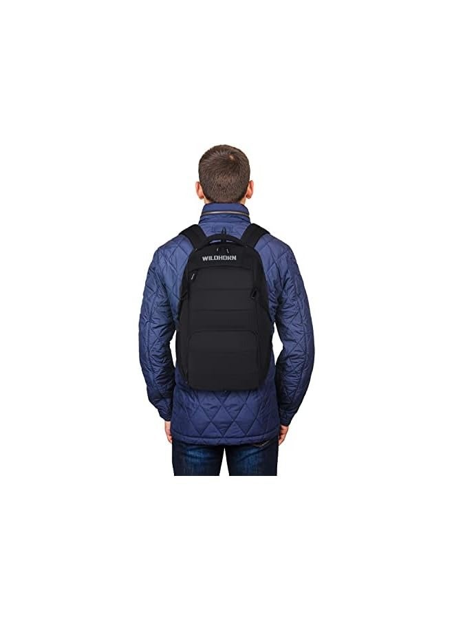 وايلدهورن حقيبة ظهر للكمبيوتر المحمول للرجال/النساء مقاومة للماء للسفر/الأعمال/الجامعات تناسب أجهزة الكمبيوتر المحمول مقاس 15.6 بوصة - Image 5