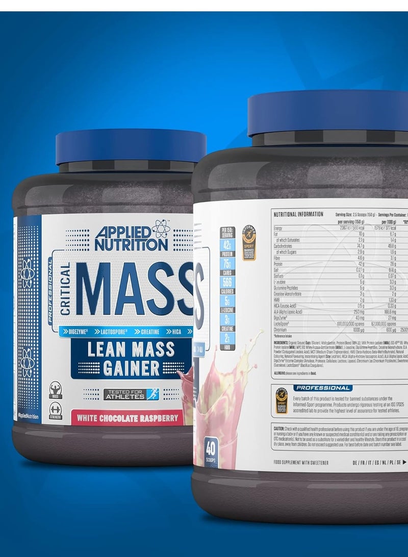 أبلايد نيوتريشن كريتيكال ماس 2.4 كجم شوكولاتة بيضاء بنكهة التوت - Image 2