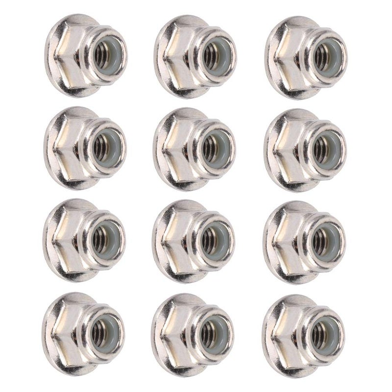 صواميل قفل العجلة الفضية 12 قطعة لـ SCX10 RC Axial Light والسيارات - Image 3