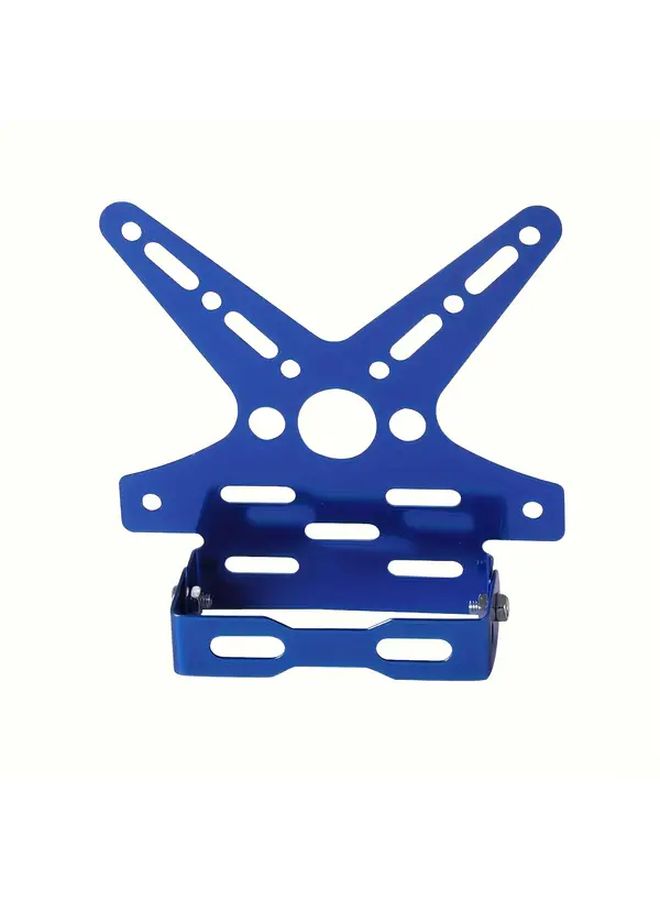 Blue Swallowtail Motorcycle Scooter License Plate Holder Easy Install Electric Bike License Frame With 2 Mounting Screws - Image 5