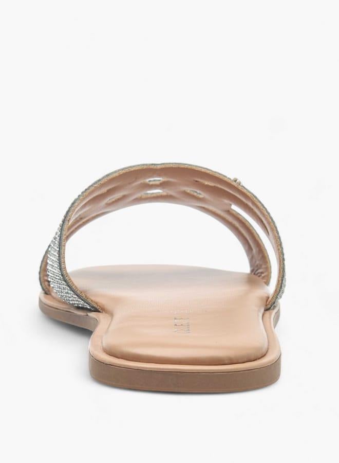 سيليست صنادل نسائية سهلة الارتداء بشريط مرصع - Image 5